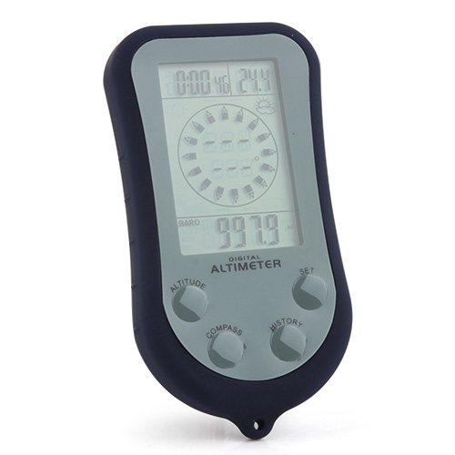 ZD-2068 8-in-1 LCD Digital Altimeter with Compass Barometer Thermometer for Outdoors 2 Colors